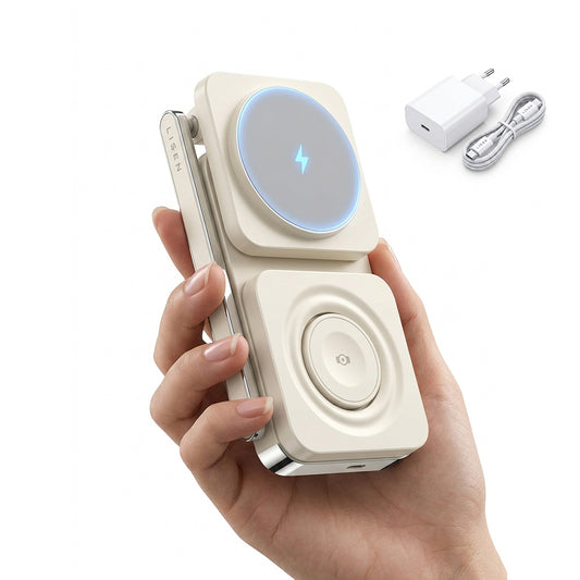 Incarcator Retea Wireless Lisen 3in1, 15W, 1.67A, Alb YL0223110006