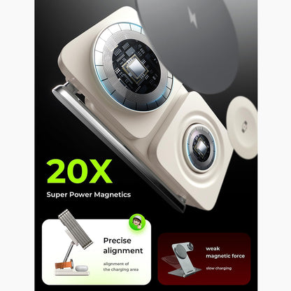 Incarcator Retea Wireless Lisen 3in1, 15W, 1.67A, Alb YL0223110006