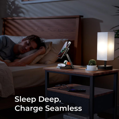 Incarcator Retea Wireless Lisen 3in1, 15W, 1.67A, Negru YL0424010003