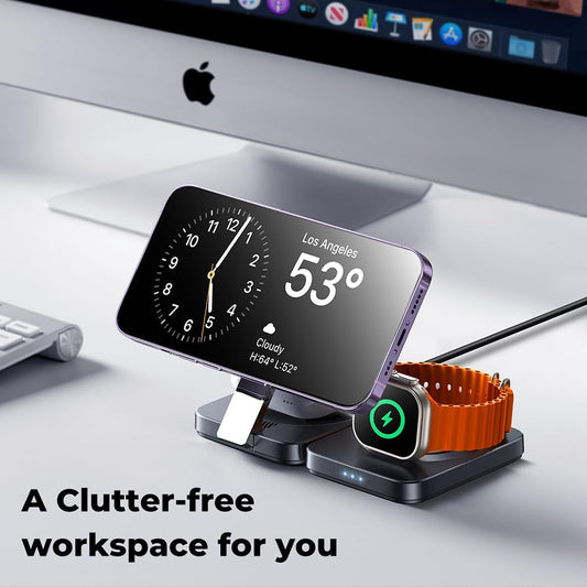 Incarcator Retea Wireless Lisen W103 3in1, 7.5W, 1.1A, Negru YL0324090008