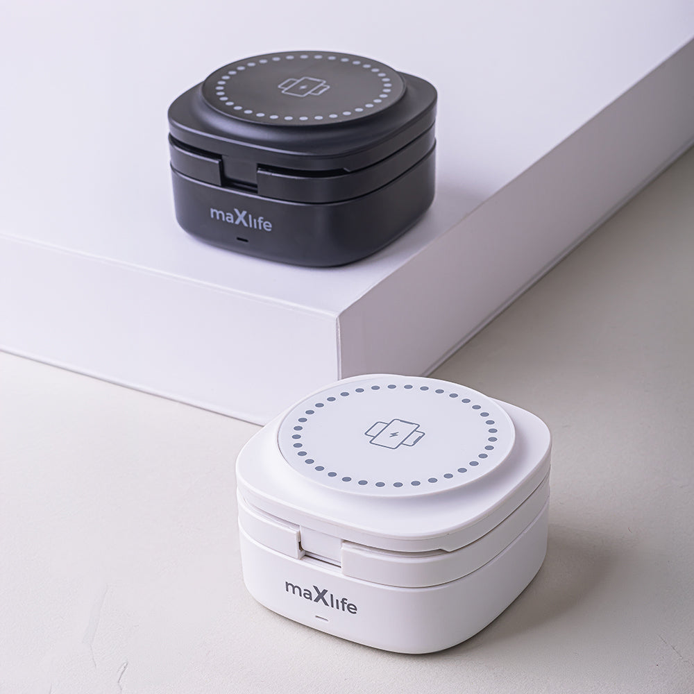 Incarcator Retea Wireless MaXlife MXWC-06 3in1, 15W, 1.67A, Negru