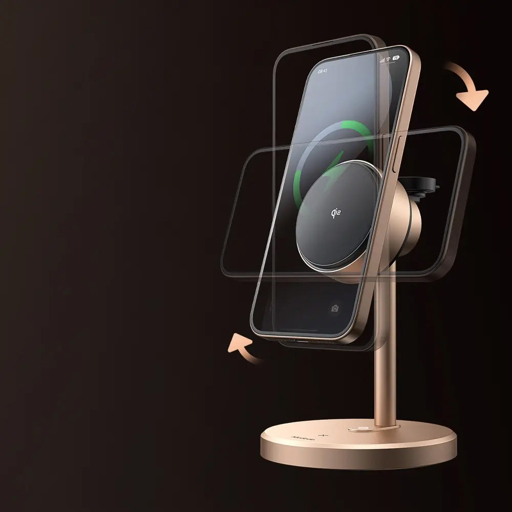 Incarcator Retea Wireless McDodo CH-2463 Swan 3in1, 22.5W, 1.67A, Auriu