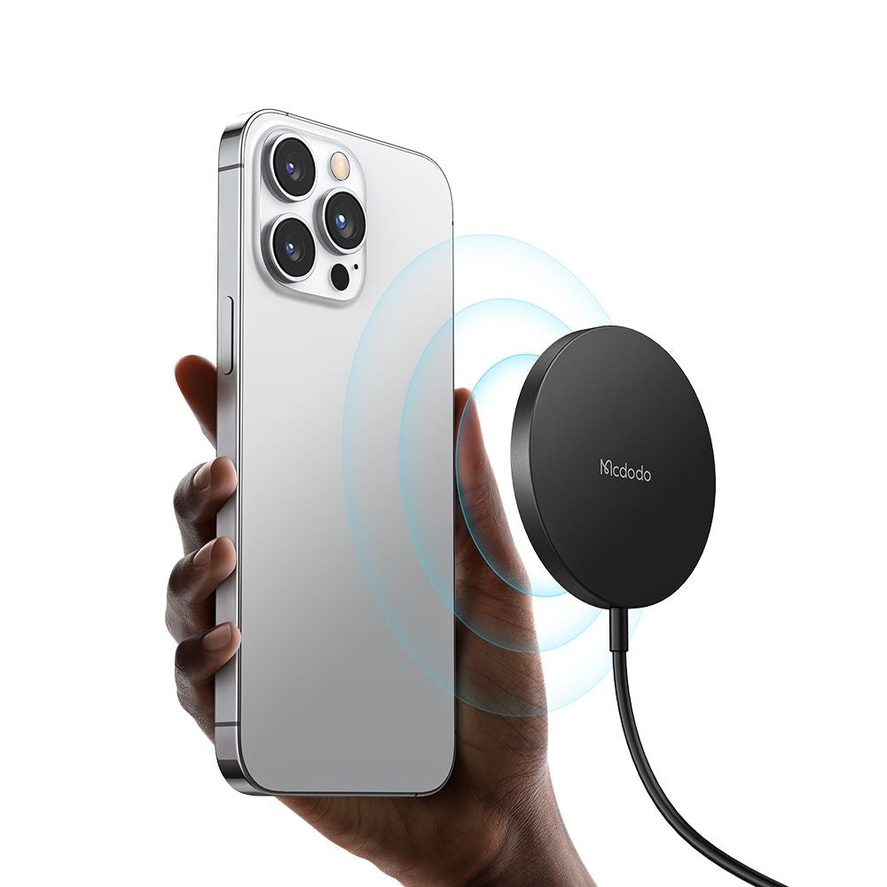 Incarcator Retea Wireless McDodo CH-4360 Moon, 15W, 1.67A, Negru