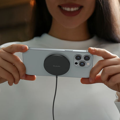 Incarcator Retea Wireless McDodo CH-4360 Moon, 15W, 1.67A, Negru