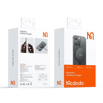 Incarcator Retea Wireless McDodo CH-4360 Moon, 15W, 1.67A, Negru