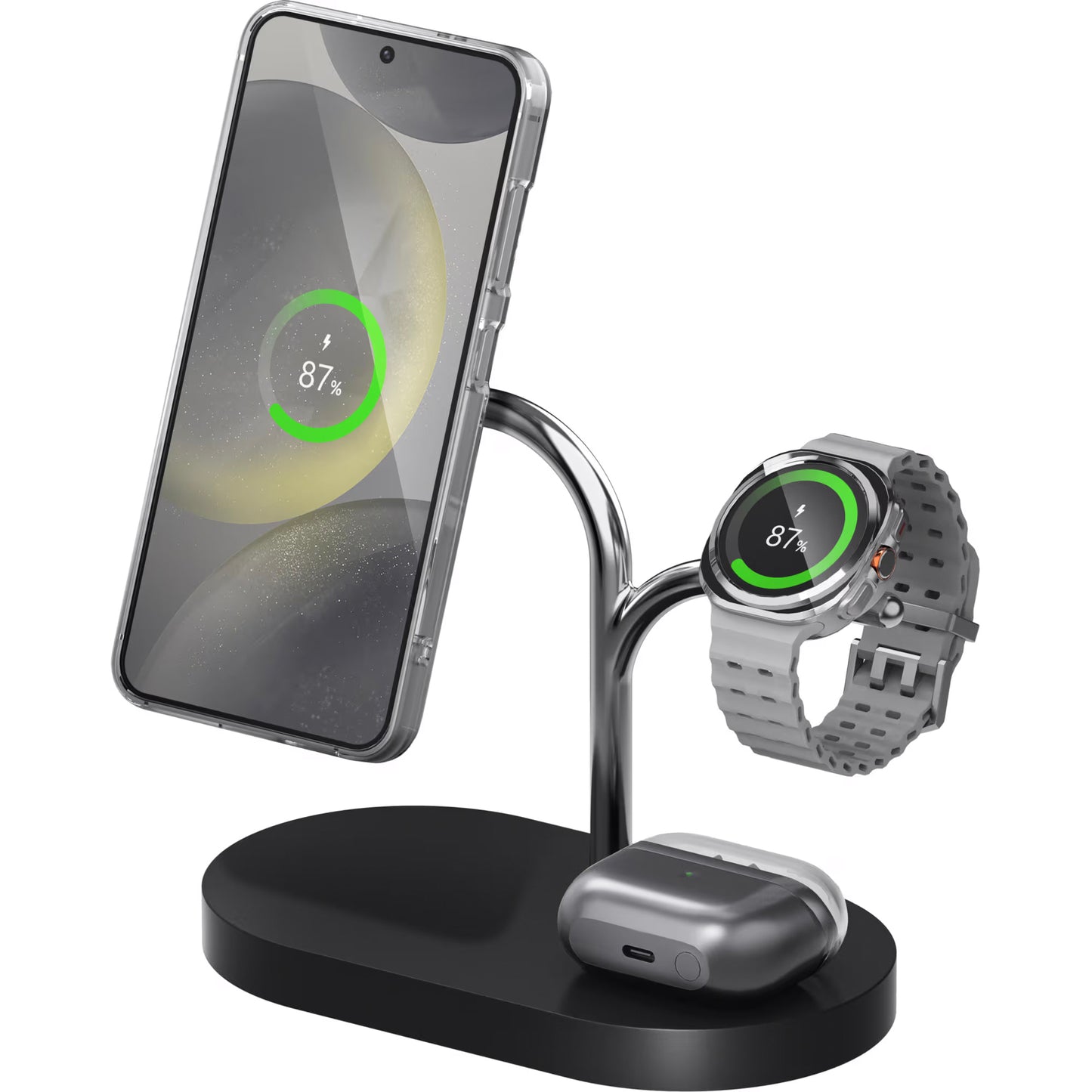 Incarcator Retea Wireless Samsung, 15W, 1.67A, Negru GP-PWU024WIABW