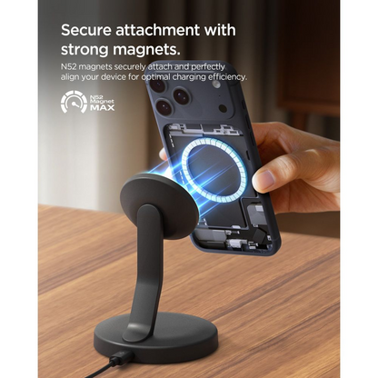 Incarcator Retea Wireless Spigen EF151MS, 15W, 1.67A, Negru