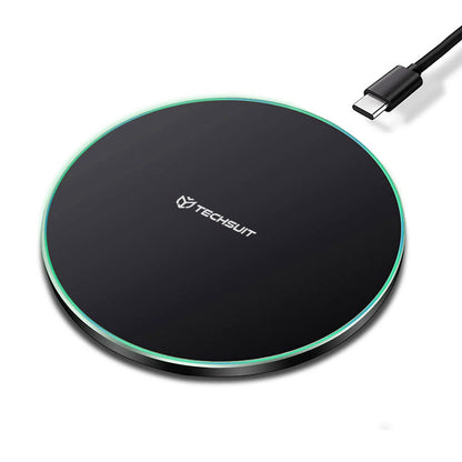 Incarcator Retea Wireless Techsuit CHWR031 Premium, 15W, 1.67A, Negru