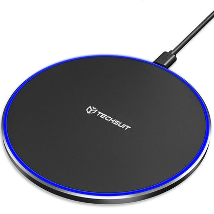 Incarcator Retea Wireless Techsuit CHWR031 Premium, 15W, 1.67A, Negru