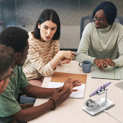 Incarcator Retea Wireless UGREEN CD278 3in1, 25W, 1.67A, Alb