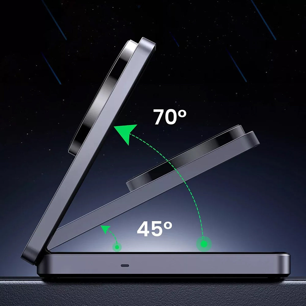 Incarcator Retea Wireless UGREEN W706 2in1, 20W, 1.67A, Negru