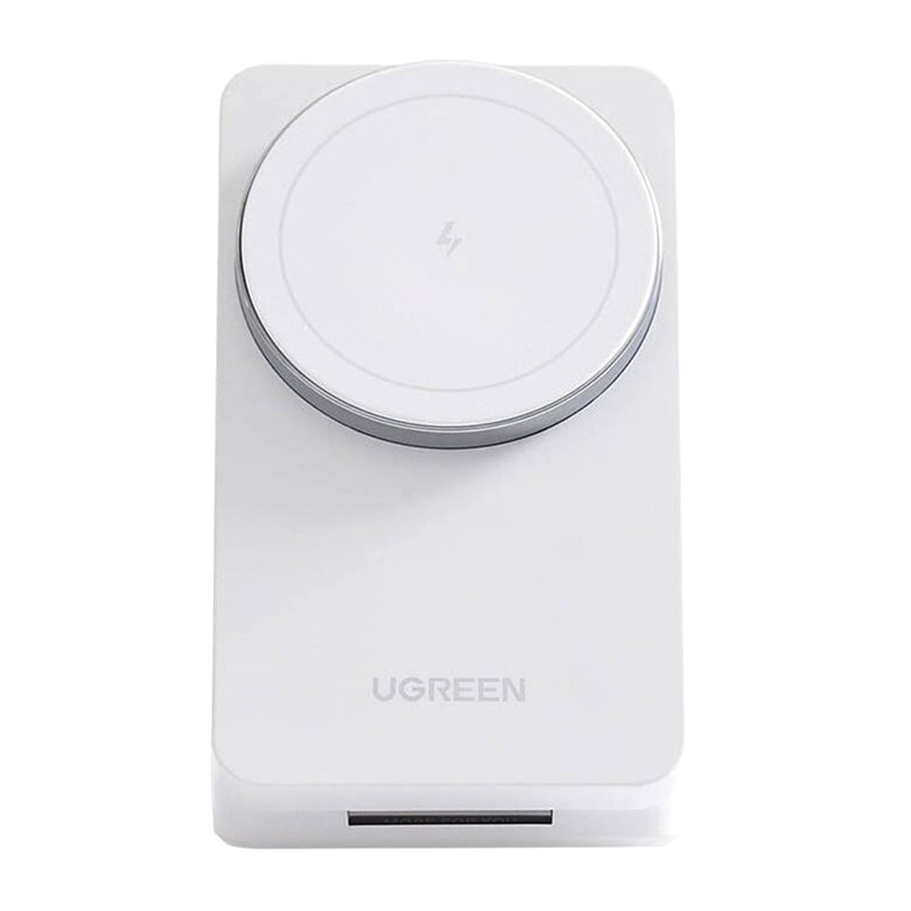 Incarcator Retea Wireless UGREEN W528 2in1, 20W, 1.67A, Alb