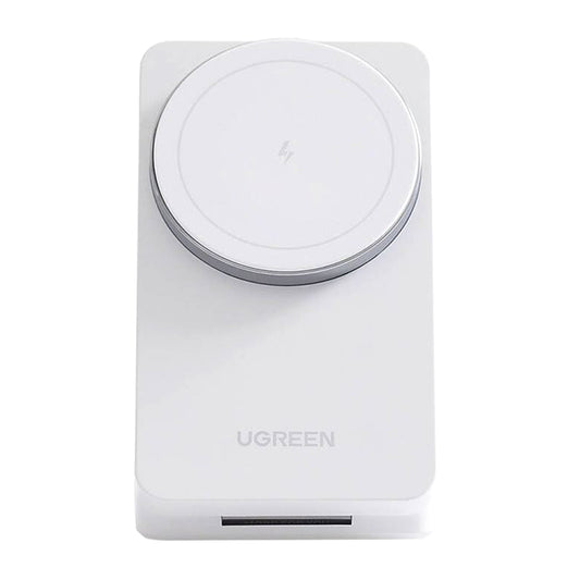 Incarcator Retea Wireless UGREEN W528 2in1, 20W, 1.67A, Alb