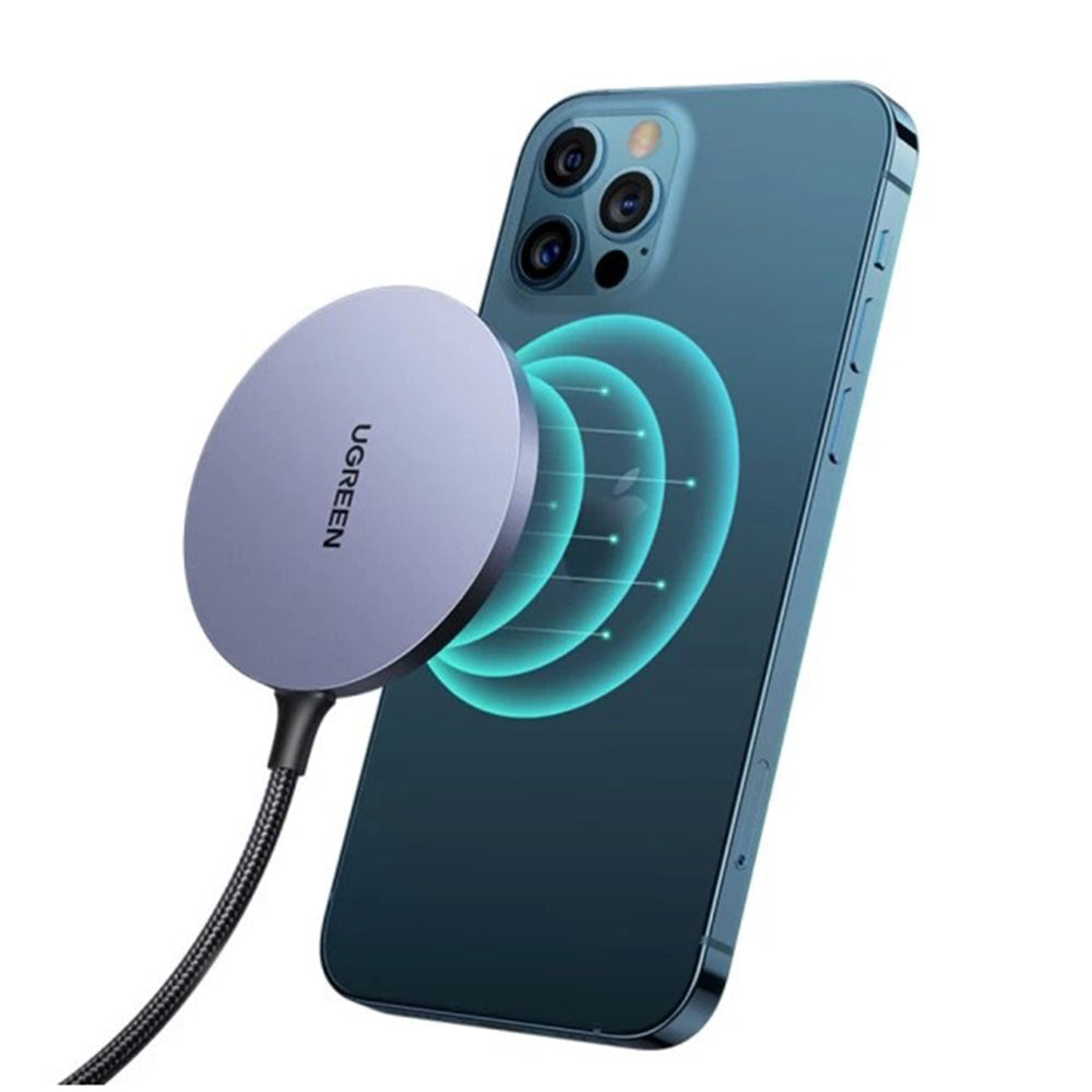 Incarcator Retea Wireless UGREEN CD245, 15W, 1.67A, Gri