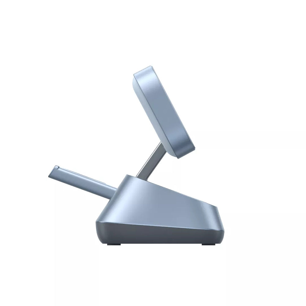 Incarcator Retea Wireless UGREEN W711 3in1, 25W, 1.67A, Albastru