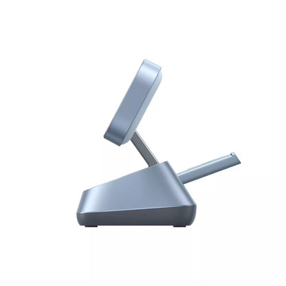 Incarcator Retea Wireless UGREEN W711 3in1, 25W, 1.67A, Albastru