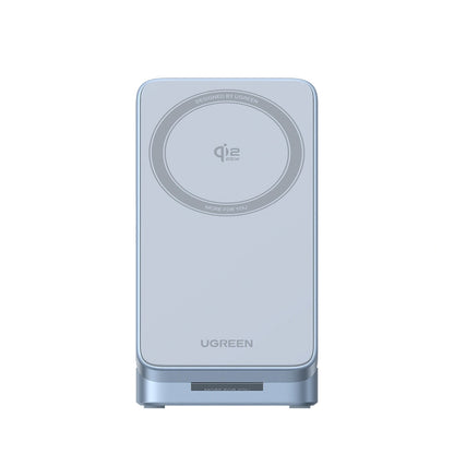 Incarcator Retea Wireless UGREEN W757 (65901) 3in1, 25W, Albastru