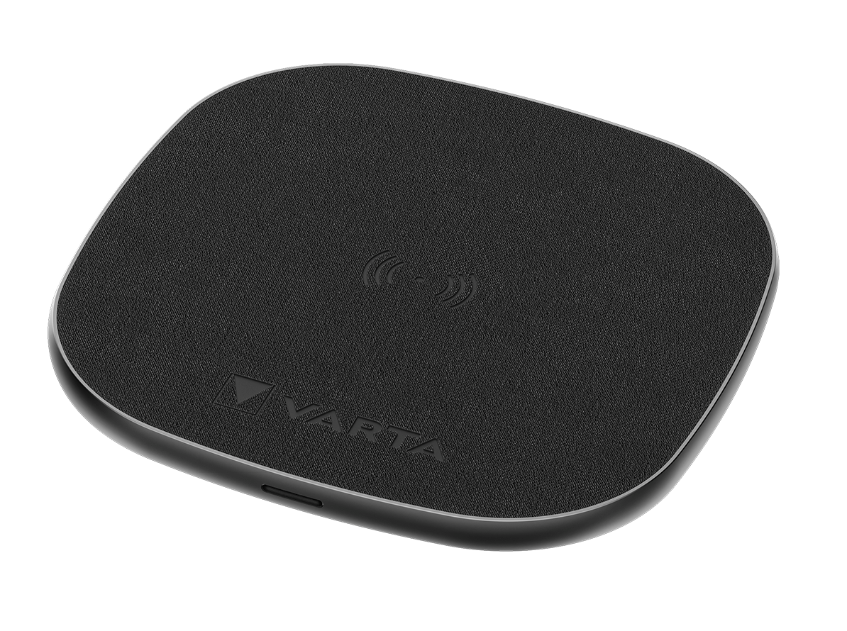 Incarcator Retea Wireless Varta Pro, 15W, 1.67A, Negru