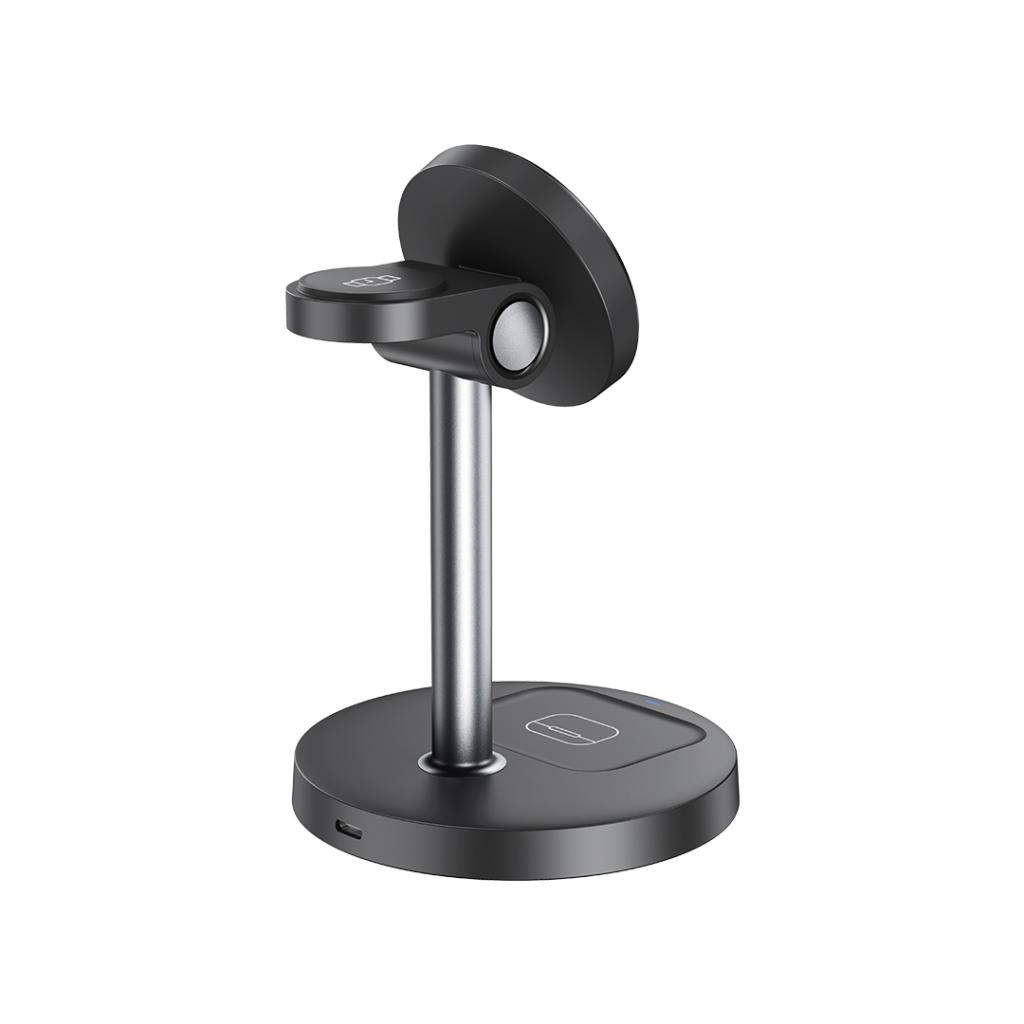 Incarcator Retea Wireless XO Design CX038 3in1, 15W, 1.67A, Negru