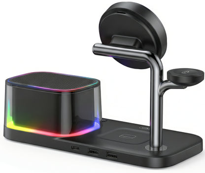 Incarcator Retea Wireless XO Design CX045 3in1, 25W, Negru