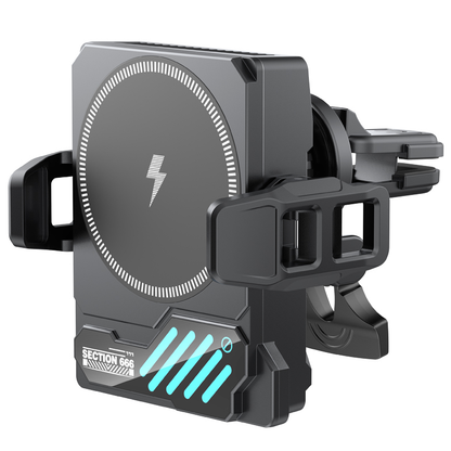 Incarcator Auto Wireless XO Design SL14, 25W, Negru