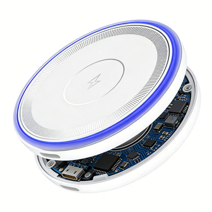 Incarcator Retea Wireless XO Design CX042, 15W, 1.67A, Alb