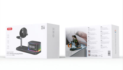 Incarcator Retea Wireless XO Design CX045 3in1, 25W, Negru