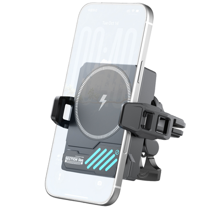 Incarcator Auto Wireless XO Design SL14, 25W, Negru