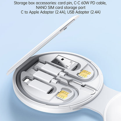 Incarcator Retea Wireless Yesido DS29 5in1, 15W, 1.67A, Alb