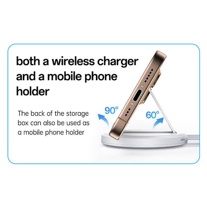 Incarcator Retea Wireless Yesido DS29 5in1, 15W, 1.67A, Alb