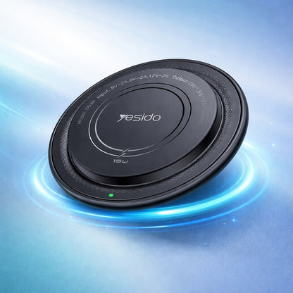 Incarcator Retea Wireless Yesido DS39, 15W, 1.67A, Negru