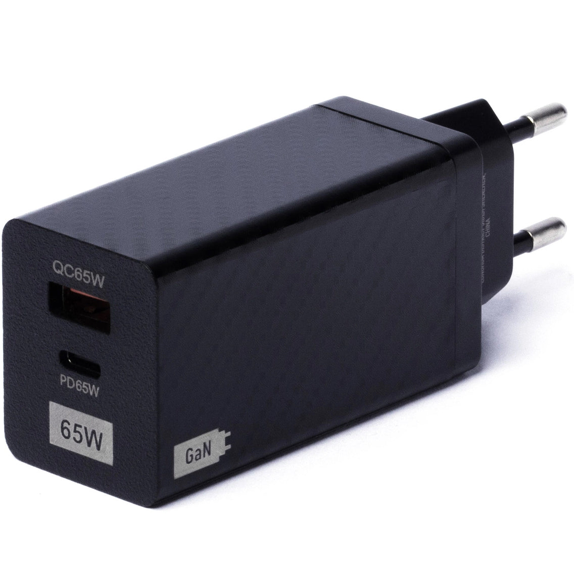 Incarcator Retea WZK WWCG01, 65W, 3A, 1 x USB-A - 1 x USB-C, Negru