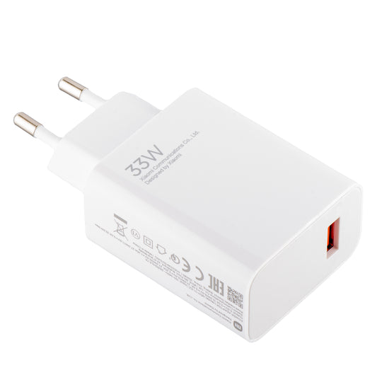 Ładowarka sieciowa Xiaomi MDY-11EZ, 33 W, 3 A, 1 x USB-A, biała