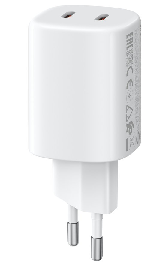 Incarcator Retea Xiaomi Nano Turbo, 45W, 3A, 2 x USB-C, Alb BHR087OEU