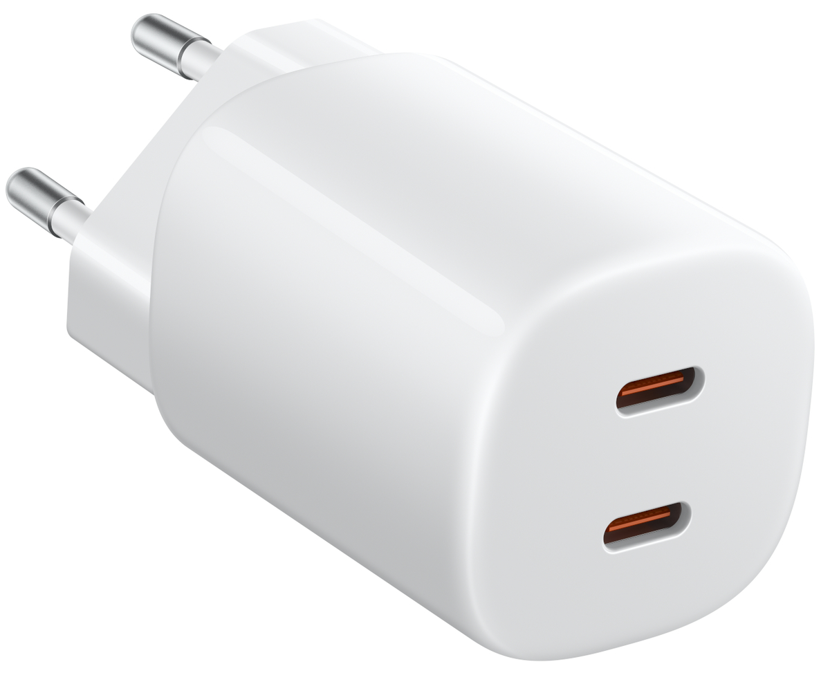 Incarcator Retea Xiaomi Nano Turbo, 45W, 3A, 2 x USB-C, Alb BHR087OEU