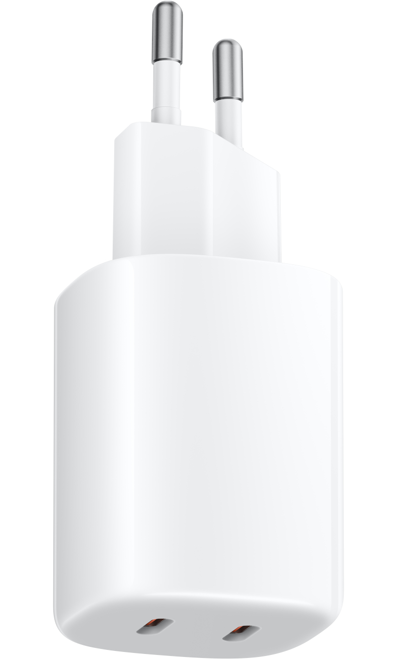 Incarcator Retea Xiaomi Nano Turbo, 45W, 3A, 2 x USB-C, Alb BHR087OEU
