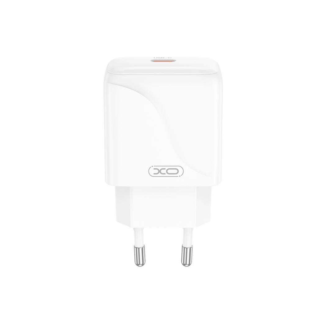 Incarcator Retea XO Design L141, 20W, 3A, 1 x USB-C, Alb