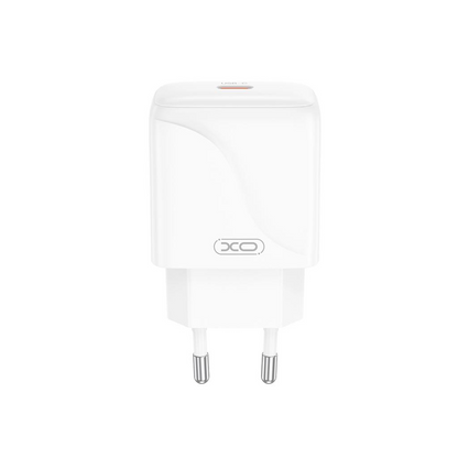 Incarcator Retea XO Design L141, 20W, 3A, 1 x USB-C, Alb