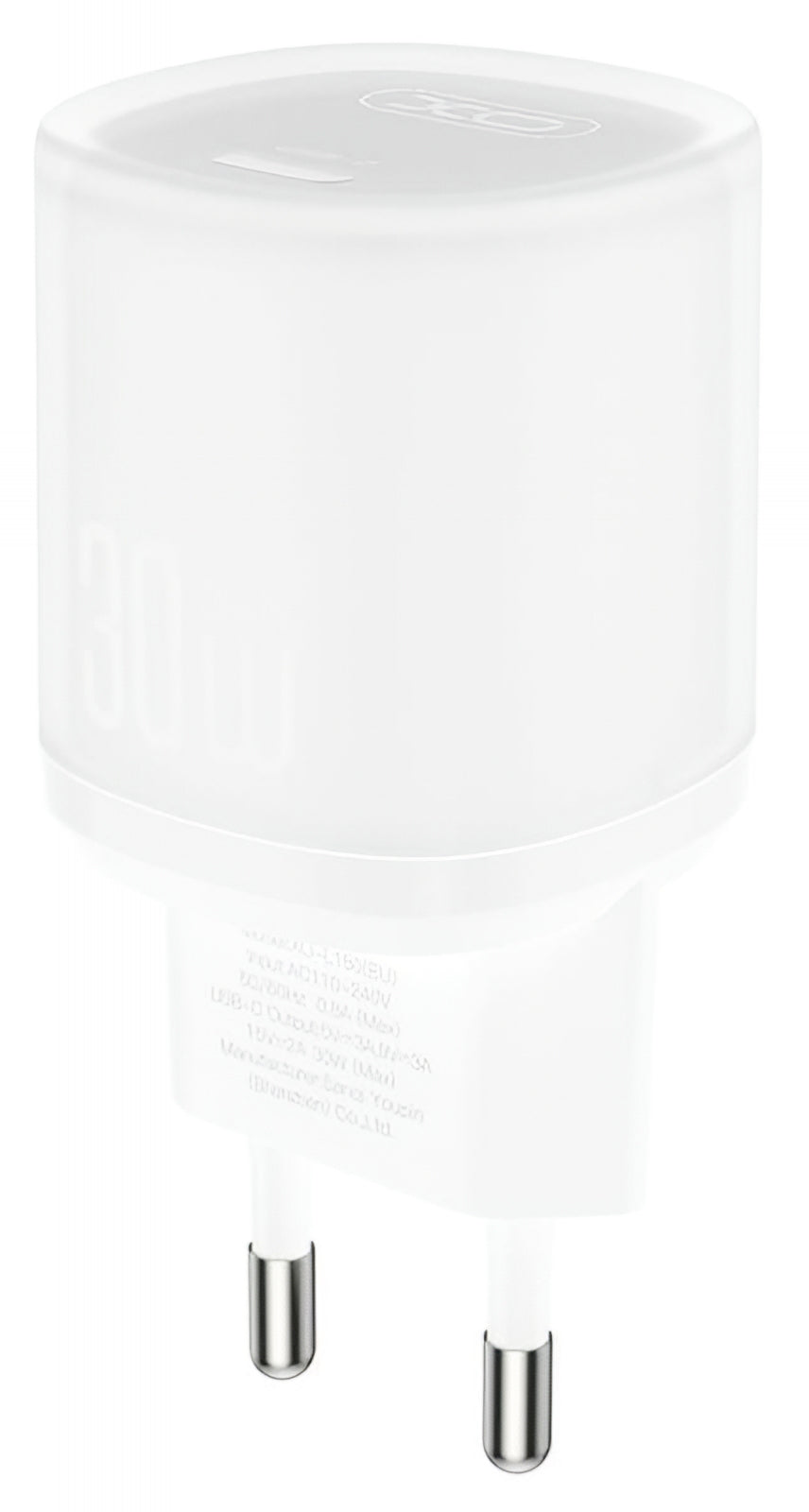 Incarcator Retea XO Design L150, 30W, 3A, 1 x USB-C, Alb