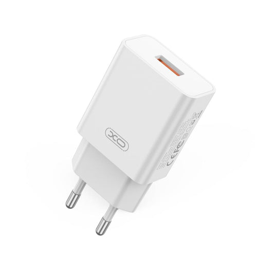 Incarcator Retea XO Design L127, 18W, 3A, 1 x USB-A, Alb
