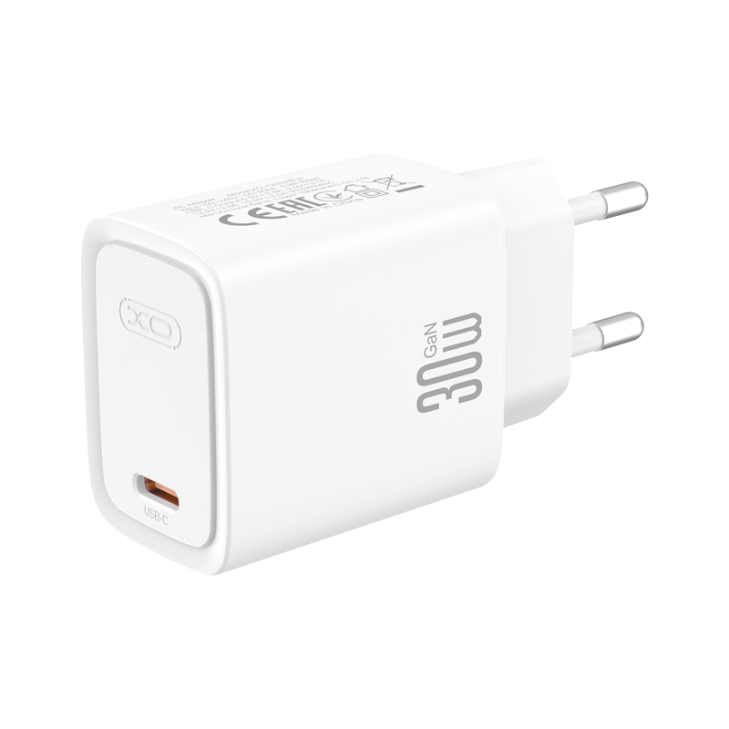 Incarcator Retea XO Design CE53, 30W, 3A, 1 x USB-C, Alb