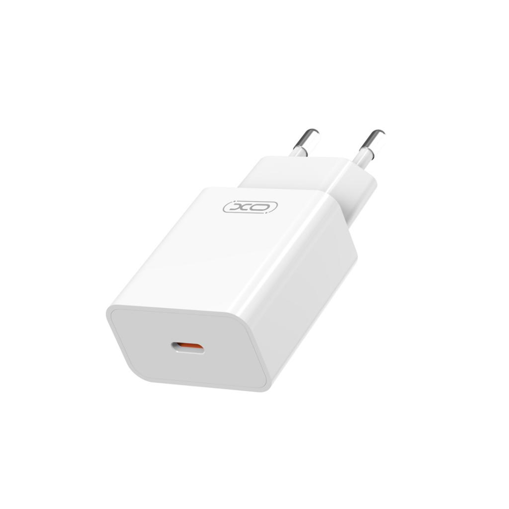 Incarcator Retea XO Design L126, 20W, 3A, 1 x USB-C, Alb
