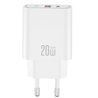 Incarcator Retea XO Design CE40, 20W, 3A, 1 x USB-A - 1 x USB-C, Alb