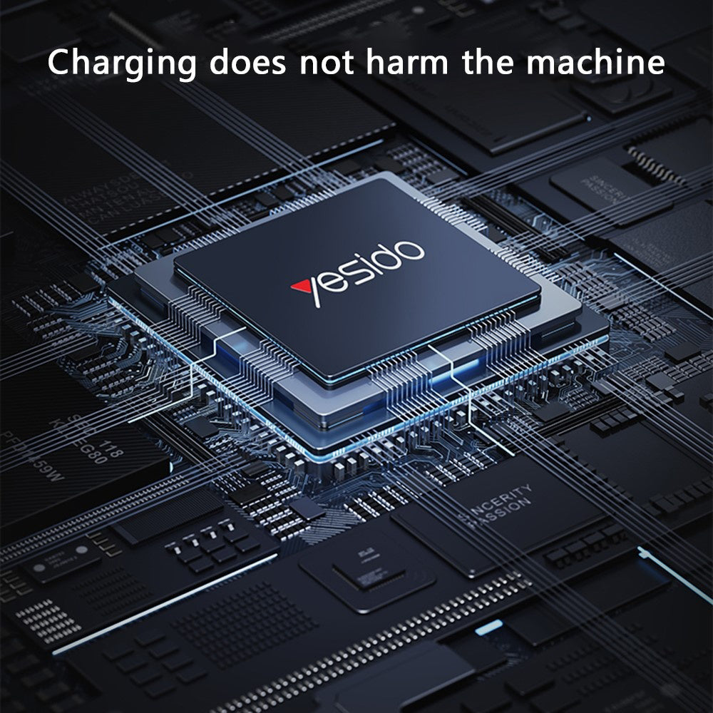 Incarcator Retea Yesido MC24 Travel, 20W, 3A, 3 x USB-A - 1 x USB-C, Negru