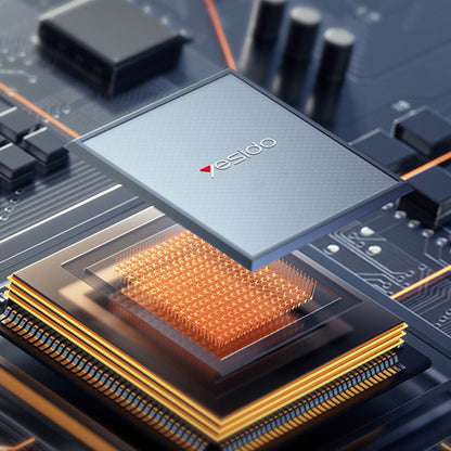 Incarcator Retea Yesido YC142, 100W, 5A, 1 x USB-A - 2 x USB-C, Negru