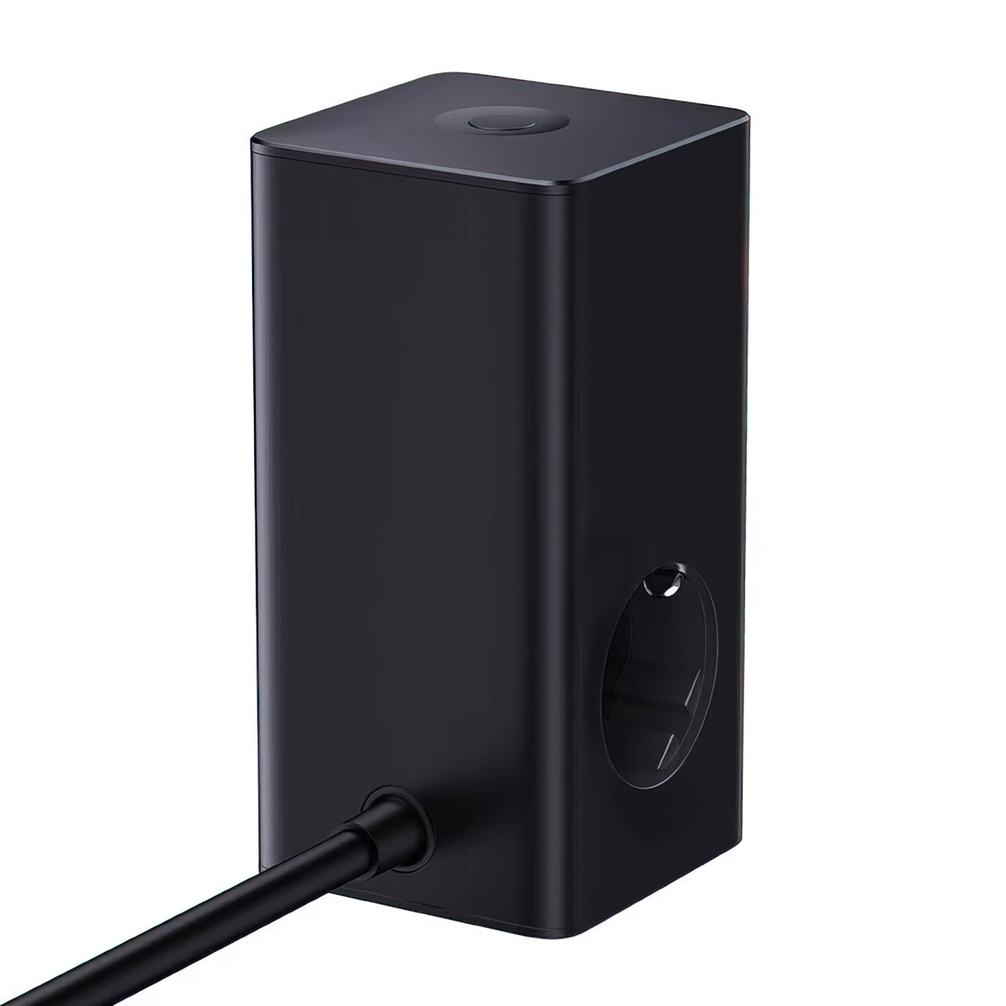 Incarcator Statie Baseus PowerCombo Tower, 100W, 5A, 2 x Schuko - 2 x USB-A - 2 x USB-C, Negru E00023609113-00