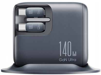 Incarcator Statie Cu Cablu USB-C Joyroom Podix JR-TRD01, 140W, 1 x USB-C - 2 x USB-A, Gri