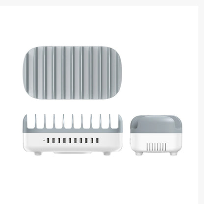 Incarcator Statie Orico DUK-10P-V1, 120W, 2.4A, 10 x USB-A, Alb