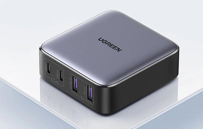 Incarcator Statie UGREEN CD327 Nexode, 65W, 3.25A, 2 x USB-A - 2 x USB-C, Negru