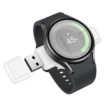 Incarcator Wireless Borofone BQ31 pentru Apple Watch Series, Alb